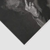 Papier Mousseline Un homme avec la barbe (Détail)