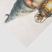 Papier Mousseline Un joli Gnome avec lanterne (Détail)