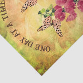 Papier Mousseline Un Jour À La Fois Inspirationnel Papillon (Détail)