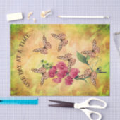 Papier Mousseline Un Jour À La Fois Inspirationnel Papillon (Artisanat)