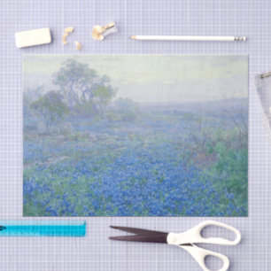 Papier Mousseline Un jour nuageux, Bluebonnets   Julian Onderdonk