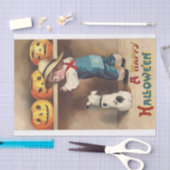 Papier Mousseline Un joyeux Halloween par Ellen Clapsaddle (Artisanat)