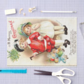 Papier Mousseline Un joyeux Noël par Ellen Clapsaddle (Artisanat)