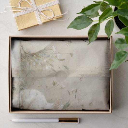 Papier Mousseline Un Lapin T'Aime (Cadeau)