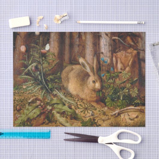 Papier Mousseline Un lièvre dans la forêt | Hans Hoffmann (Artisanat)