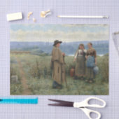 Papier Mousseline Un moment d'inactivité par Daniel Ridgway Knight (Artisanat)