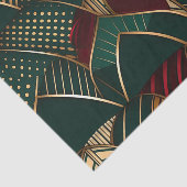 Papier Mousseline Un Motif africain riche, dynamique et élégant (Détail)