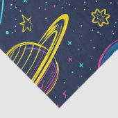 Papier Mousseline Un Neon Cosmos Series Design 3 (Détail)