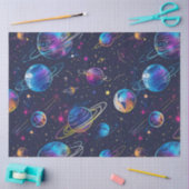 Papier Mousseline Un Neon Cosmos Series Design 9 (Artisanat)