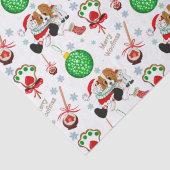 Papier Mousseline Un Noël très joyeux du roi Charles (Détail)