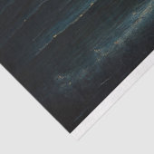 Papier Mousseline Un Océan Calme Sous Le Découpage Plein Lune (Détail)
