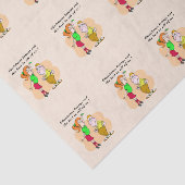 Papier Mousseline Un papier de tissus de Noël Geek (Détail)