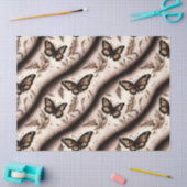 Papier Mousseline Un papillon Sepia (Artisanat)