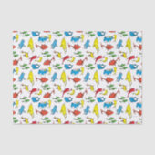 Papier Mousseline Un poisson deux poissons - premier anniversaire (Recto)