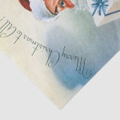 Papier Mousseline Un portrait parfait du Père Noël (Détail)