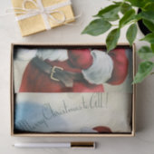 Papier Mousseline Un portrait parfait du Père Noël (Cadeau)