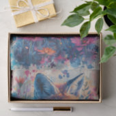 Papier Mousseline Un renard dans les fleurs (Cadeau)