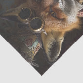 Papier Mousseline Un renard sourd joue un violon (Détail)