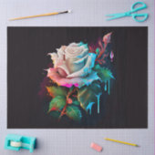 Papier Mousseline Un Rose aquarelle Clipart Series Design 5 (Artisanat)