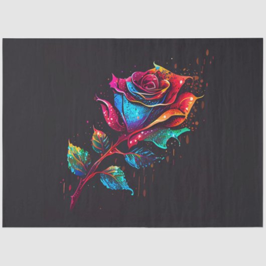 Papier Mousseline Un Rose d'aquarelle Clipart Series Design 3 (Recto)