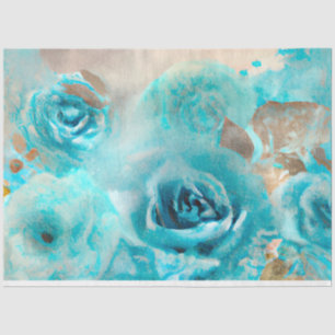 Papier Mousseline Un Shabby Bleu Chic Ephemera Design Series 7