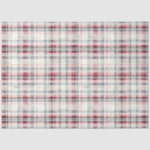 Papier Mousseline Un Tartan de Noël Floral Design Series #24