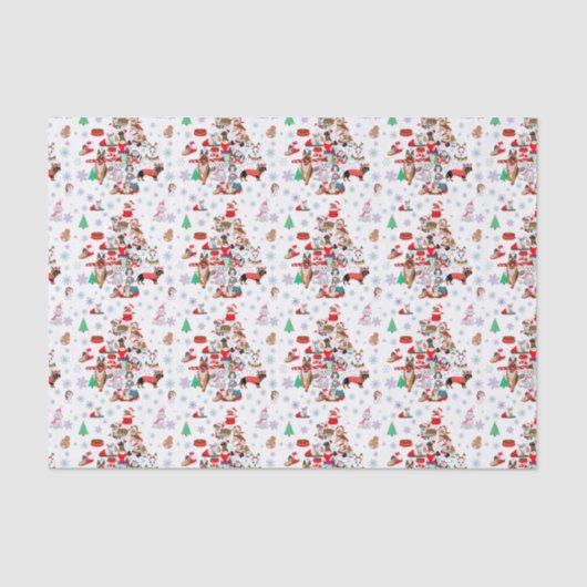 Papier Mousseline Un très joyeux Noël Doggie (Recto)