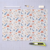 Papier Mousseline Un voyage à la plage - Motif côtier aquarelle (Artisanat)