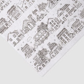 Papier Mousseline Un voyage par le village de griffonnage - papier (Détail)