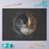 Papier Mousseline Un Ying Abstrait Yang Series Design 2 (Artisanat)