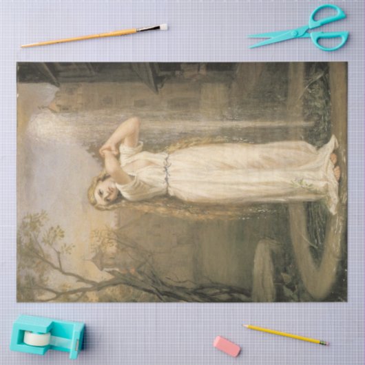 Papier Mousseline Undine (par John William Waterhouse) (Artisanat)
