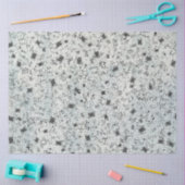 Papier Mousseline Une Alice bleue au pays des merveilles Conception  (Artisanat)