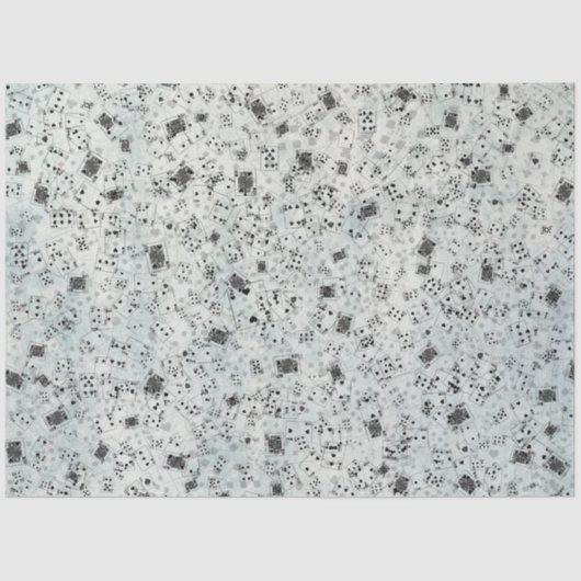 Papier Mousseline Une Alice bleue au pays des merveilles Conception  (Recto)