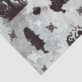 Papier Mousseline Une Alice Bleue au pays des merveilles Conception  (Détail)