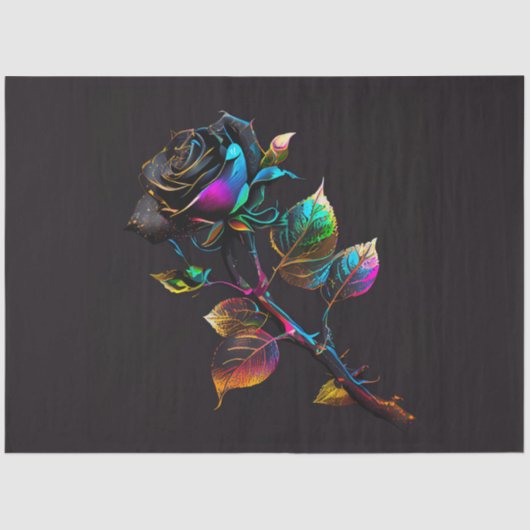 Papier Mousseline Une aquarelle Rose Clipart Series Design 4 (Recto)