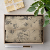 Papier Mousseline Une autre Alice au pays des merveilles Conception  (Cadeau)