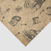 Papier Mousseline Une autre Alice au pays des merveilles Conception  (Détail)
