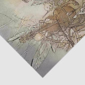 Papier Mousseline "Une autre partie des bois" par Arthur Rackham (Détail)