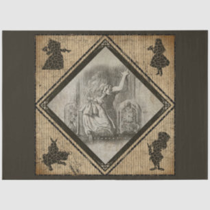 Papier Mousseline Une autre série Alice au pays des merveilles Desig