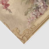 Papier Mousseline Une belle Urne Française avec Florals (Détail)