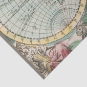 Papier Mousseline Une carte du document de travail mondial (Détail)