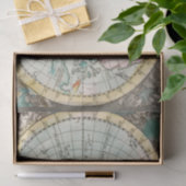 Papier Mousseline Une carte du document de travail mondial (Cadeau)