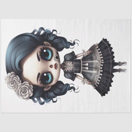 Papier Mousseline Une collection de design de costumes d'Halloween 9 (Recto)