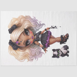 Papier Mousseline Une collection de designs Halloween pour jolie fil