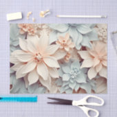 Papier Mousseline Une conception de série de fleurs 3D 7 (Artisanat)