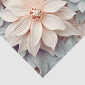 Papier Mousseline Une conception de série de fleurs 3D 7 (Détail)