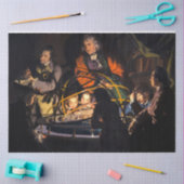 Papier Mousseline Une conférence de philosophe sur le système solair (Artisanat)