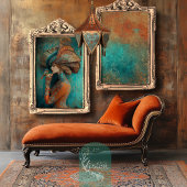 Papier Mousseline Une dame de Whispers intemporelle dans un portrait