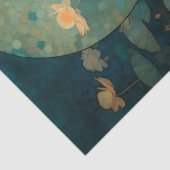 Papier Mousseline Une dame enchantée dans une page de découpage magi (Détail)