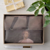 Papier Mousseline Une danseuse en robe rose (Cadeau)